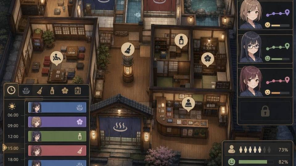 背德浴场 实机画面 演示图 1