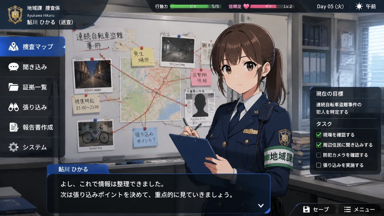 极道无赖EX 女警鮎川光 实机画面 场景图 4