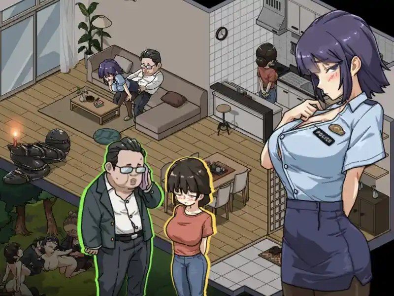 极道无赖EX 女警鮎川光 操作界面 场景图 7