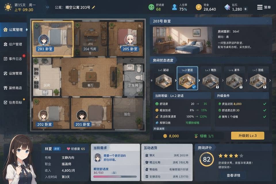 ROOM 日系SLG 页面配图 4