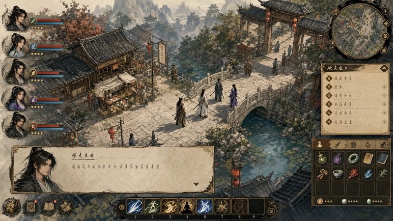金庸群侠传5爱与死仙狐MOD六周年 操作界面 资料图 1