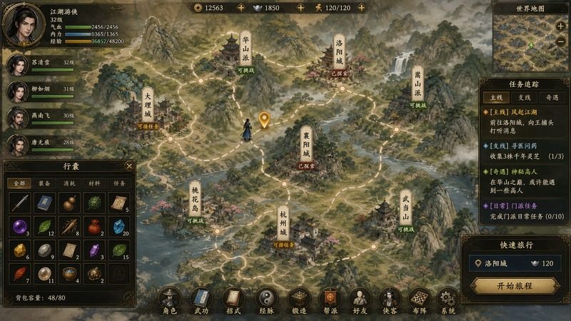 金庸群侠传5爱与死仙狐MOD六周年 六周年版 内容截图 4