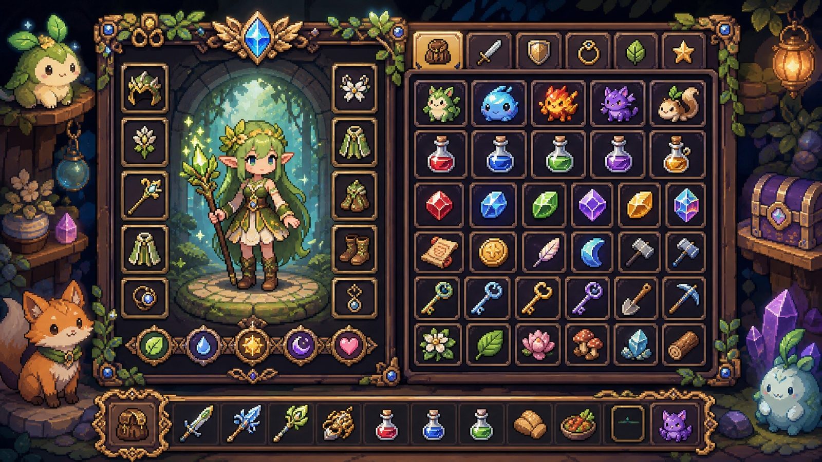 精灵谷物语SpiritValley版 角色路线 资料图 7